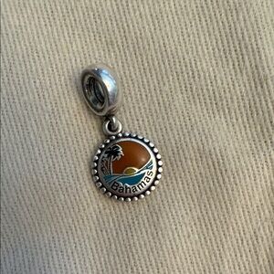 Pandora Silver Logo Charm